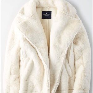 American Eagle Sherpa Moto Jacket